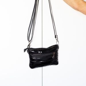 Think Royln Downtown Crossbody Black Patent